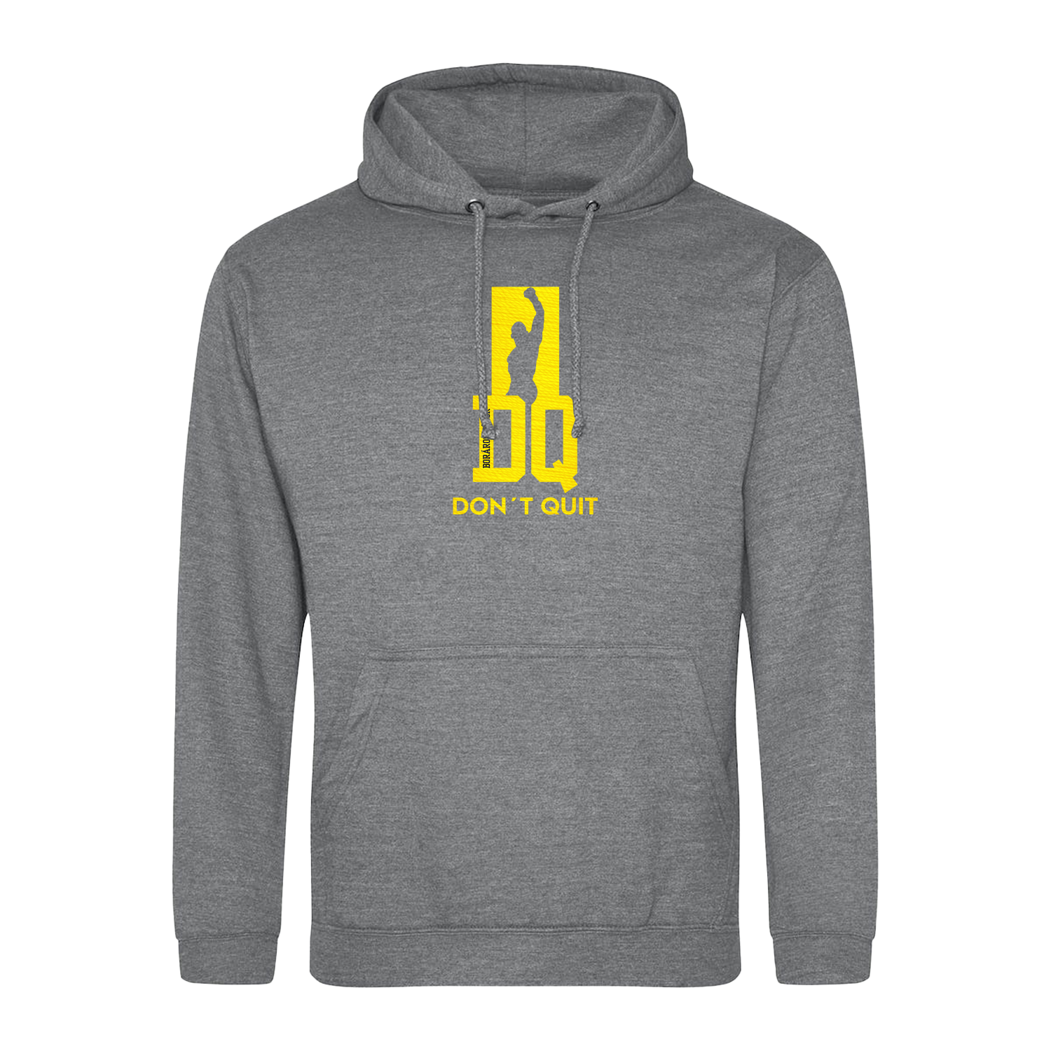 dark grey hoodie yellow - Space Studios